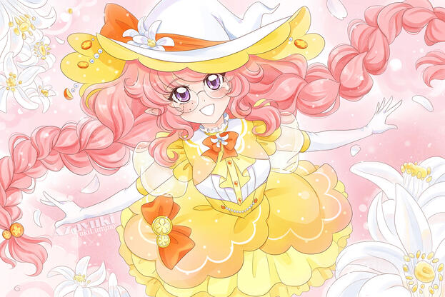 Witch of orange bloom